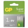 Alkalická batéria GP Super 6LR61 (9V) 1 ks