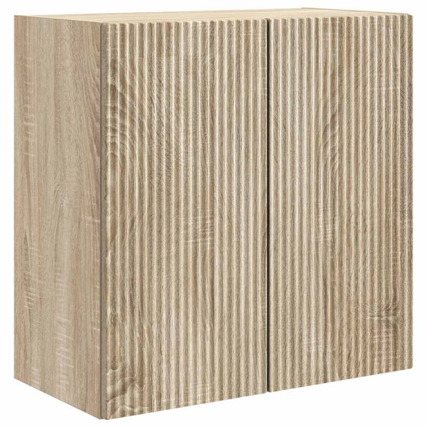 vidaXL Nástenná skrinka Dub sonoma 59 x 31 x 60 cm Kompozitné drevo