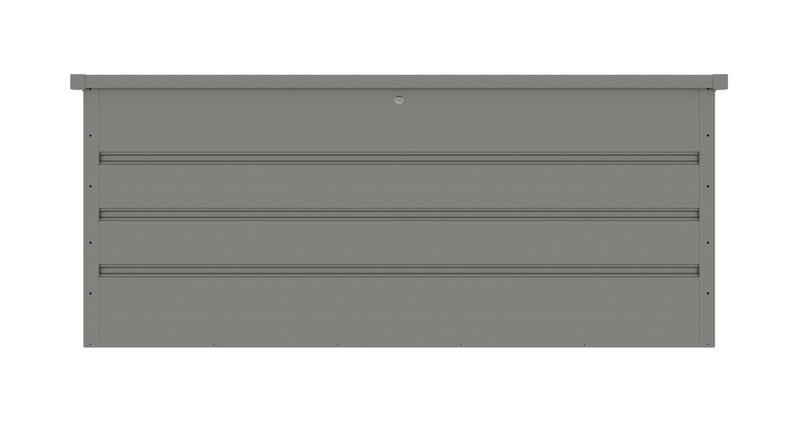 Záhradný box G21 Denver 770 L, metalický šedý plechový