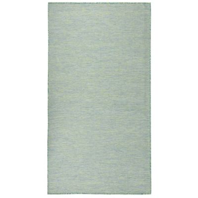 vidaXL Vonkajší koberec s plochým tkaním 80x150 cm tyrkysový