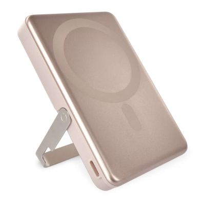 Power bank EMOS WI 1031, 10 000 mAh, 20 W + wireless, ružovo-zlatá