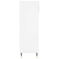 vidaXL Botník biely 40x36x105 cm spracované drevo