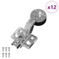 vidaXL Pánt 12 ks Strieborná 35 mm Železo