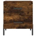 vidaXL Nočné stolíky 2 ks dymový dub 40x35x47,5 cm kompozitné drevo
