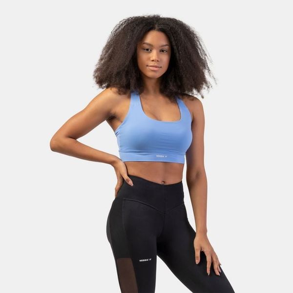 Športová podprsenka Active Medium Impact Light Blue - NEBBIA