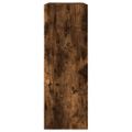 vidaXL Botník dymový dub 80x34x96,5 cm kompozitné drevo