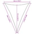 vidaXL Tieniaca plachta 160 g/m² tmavozelená 5x6x6 m HDPE