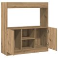 vidaXL Vysoká skrinka dub artisian 92x33x100 cm kompozitné drevo