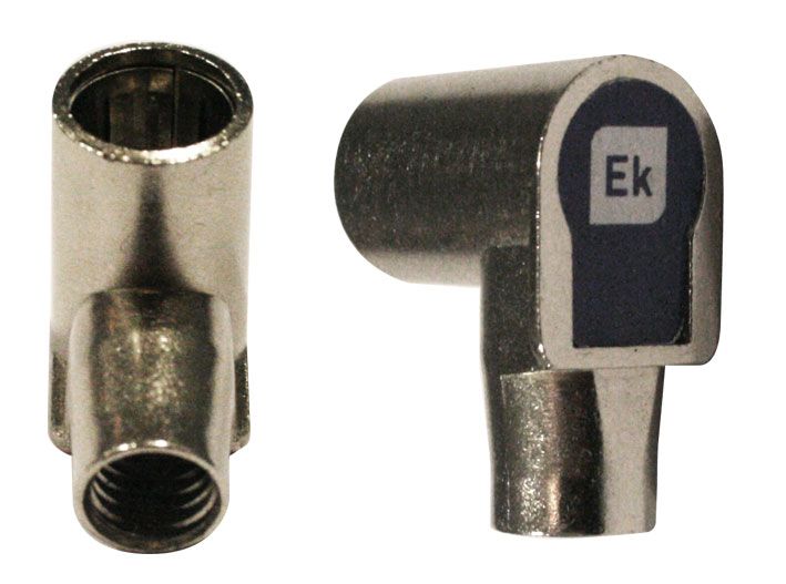 ITS konektor F 6,9 mm uhlový profi