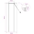 vidaXL Roleta Príroda 50 x 160 cm Bambus