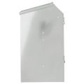 vidaXL Kŕmidlo pre králiky Strieborná 33,5 x 25,5 x 45,5 cm 3 kg