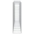 vidaXL Oblúkové gabiónové koše 4ks 400x50x180/200cm pozinkované železo
