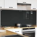 vidaXL Kuchynský obklad 2 ks Tmavo šedá 80 x 60 cm tvrdené sklo