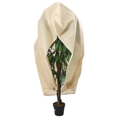 vidaXL Flísový kryt so zipsom 70 g/m² 3,93x3 m