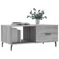 vidaXL Konferenčný stolík sivý sonoma 90x50x40cm kompozitné drevo