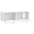 vidaXL Nástenná TV skrinka Biela 98 x 31 x 30 cm Kompozitné drevo
