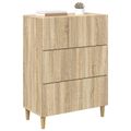 vidaXL Zásuvkový kabinet 66 x 34,5 x 90 cm Kompozitné drevo Dub sonoma