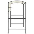 vidaXL Altánok so strechou 220x110x200 cm krémový
