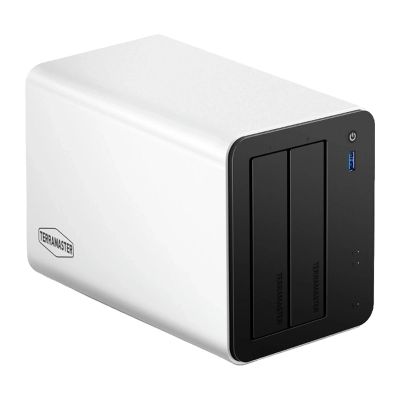TERRAMASTER F2-425 Plus – NAS súborový server s procesorom Intel N5095, 4 GB RAM, 2 pozície