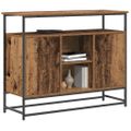 vidaXL Servírovacia skriňa Staré drevo 100 x 35 x 80 cm