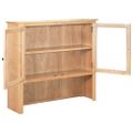 vidaXL Sada príborníka a kredenca z dubového dreva 112x33,5x175 cm