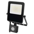 LED reflektor VISIO s pohybovým čidlom, 30 W, neutrálna biela, čierný