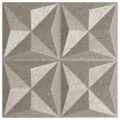 vidaXL Nástenné panely 12 ks 50 x 50 cm Origami Beton XPS Pena