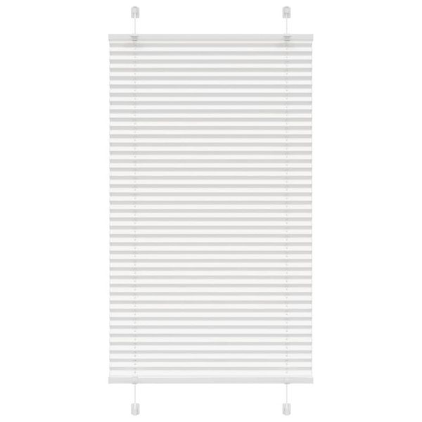 vidaXL plisovaná roleta biela 80x150 cm šírka látky 79,4 cm
