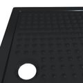 vidaXL Sprchová základná vanička s bodkami 120 x 80 x 4 cm ABS Čierna