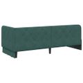vidaXL Rohový rám postele Tmavozelená 80 x 200 cm Zamat