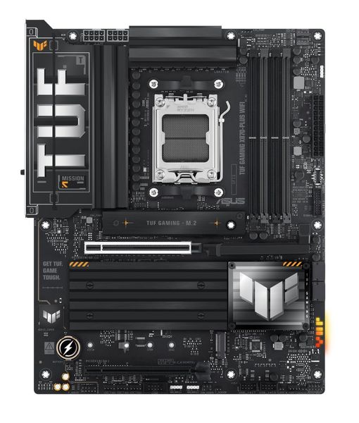 ASUS TUF GAMING X870-PLUS WIFI/AM5/ATX Základní deska, AMD X870, AM5, 4× DDR5 DIMM (max. 192GB), Wi-Fi, 4× M.2, HDMI, 2× USB4, ATX