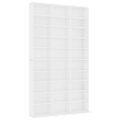 vidaXL Skrinka na CD, biela 102x23x177,5 cm, kompozitné drevo