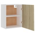 vidaXL Závesné skrinky “Lyon” 2 ks, dub sonoma 50x31x60 cm