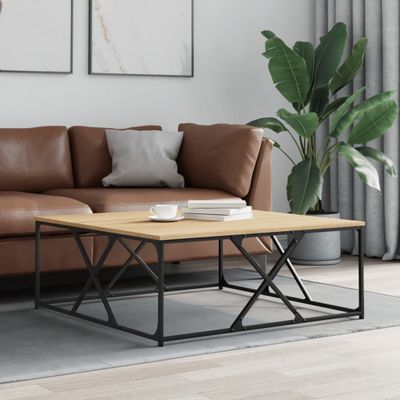 vidaXL Konferenčný stolík dub sonoma 100x100x40 cm kompozitné drevo