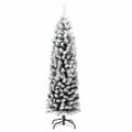 vidaXL Umelý vianočný stromček Zelená 150 cm PVC, oceľ a plast