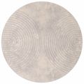 vidaXL Koberec do interiéru GALATI Béžová Ø 200 CM Polyester