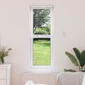 vidaXL Žalúzia Biela 40 x 130 cm 35 mm Masívne Paulownia drevo