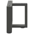 vidaXL Nohy konferenčného stolíka v tvare T, 2 ks, antracitové, 50x25x(30-31) cm, oceľ