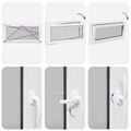 vidaXL Otočné a sklopné okno do suterénu RISOR 120 x 60 cm PVC a sklo