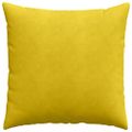 vidaXL Vankúše na pohovku 2 pcs Žltá 80 x 80 cm Kordúrová tkanina