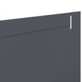 vidaXL Obrubník trávnika 20 ks 102 x 10 x 4 cm Oceľ Antracitová