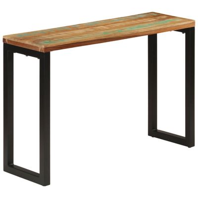 vidaXL Konzolový stolík 110x35x75 cm recyklované drevo