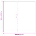vidaXL Pokrytie rastlín Priehľadná 12 x 12 m PE