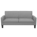 vidaXL Trojmiestna pohovka 180x65x76 cm bledosivá