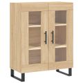 vidaXL Vysoká skrinka dub sonoma 69,5x34x180 cm spracované drevo