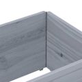 vidaXL Paletové ohrádky 2 ks sivé 150x50 cm borovicový masív