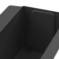 vidaXL Kvetinové boxy pre euro palety 24 ks Čierna 36 x 13,5 x 9,5 cm