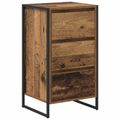 vidaXL Servírovacia skriňa Staré drevo 42 x 36 x 75.5 cm