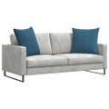 vidaXL Vankúše na pohovku 2 pcs Modrá 60 x 60 cm Kordúrová tkanina