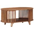 vidaXL Ručne vyrobený konferenčný stôl Teak hnedá 85 x 50 x 40 cm